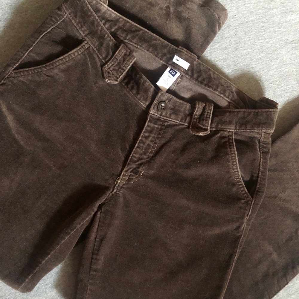 Womens Velveteen Pants. Size 6 Stretch